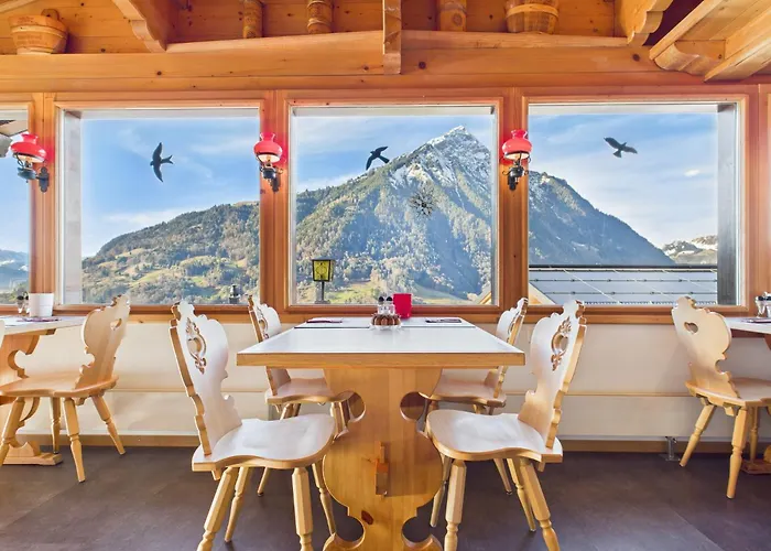 Bergblick - 3 Sterne Garni Hotel Aeschi Bei Spiez